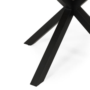 Outdoor Dining Table - Teak / Black