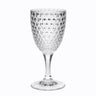 Diamond Cut Plastic Wine Glasses (Set of 4)
