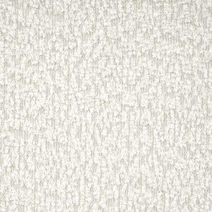 King Size Upholstered Bed Frame With Boucle Fabric Curved And Wide Headboard