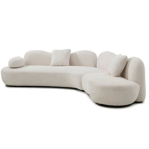 Modern Curved Modular 5 Seater Sofa