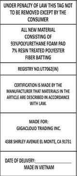 Perla Dining Chair 2pcs with Blue Cushions