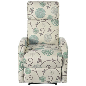 Modern Manual Recliner Home Theater Chair With Adjustable Backrest
