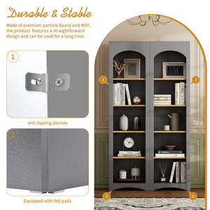 ON-TREND 3-Piece Farmhouse Entertainment Center