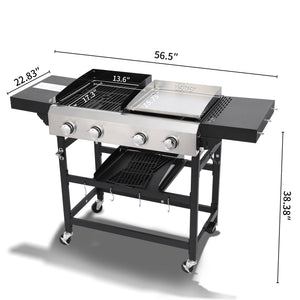 2+2 Plancha Gas Grill
