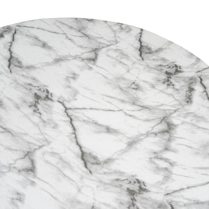 MGO Faux Marble Coffee Table for Both Indoor and Outdoor Use