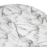 MGO Faux Marble Coffee Table for Both Indoor and Outdoor Use