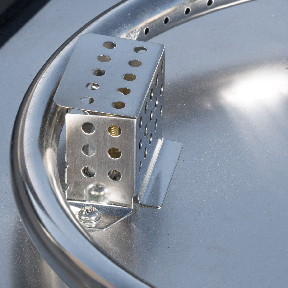 Anchorage 32'' Wood Square MGO Fire Pit Brown - 40,000 BTU