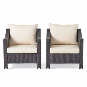 Antibes Armchair with Water Resistant Cushions Set of 2