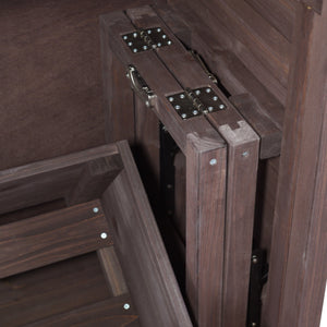 K&K 78.3' Outdoor Kitchen Island with Foldable Grill Table