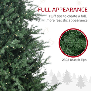 6ft Tall Prelit Artificial Christmas Tree with 8 Light Modes