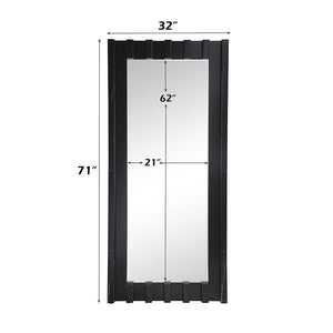 Dara - Floor Mirror - Black