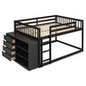 Bunk Bed With 4 Drawers And 3 Shelves