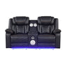 Challenger - LED Power Recliner Loveseat