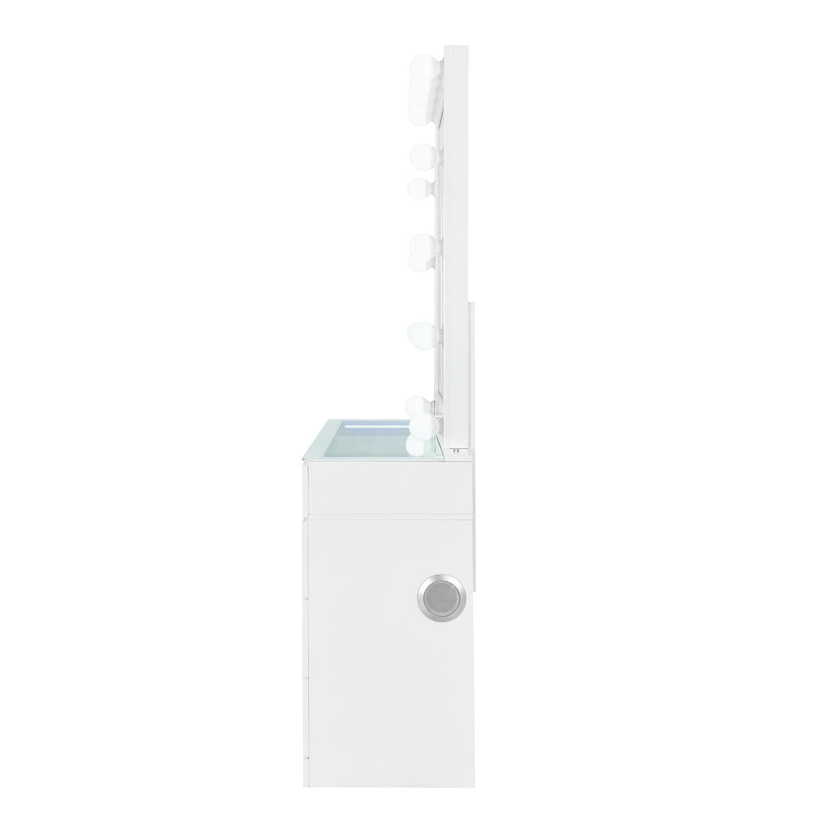 Elisa - Vanity Set With Stool And LED Bulbs