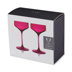 Reserve nouveau crystal coupes in berry viski®