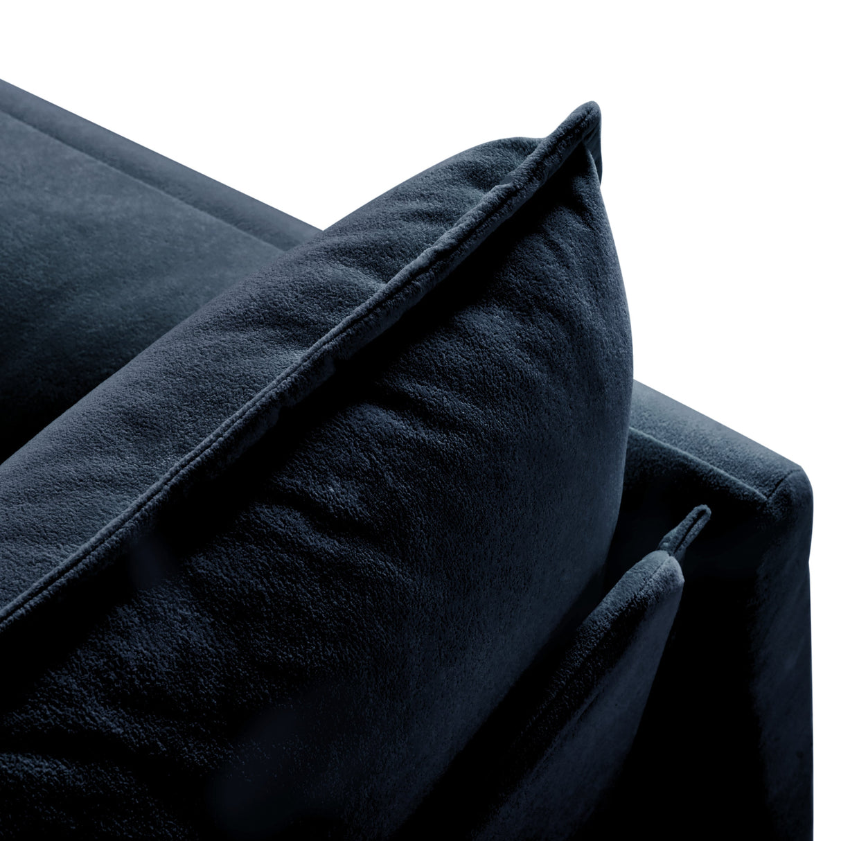 Modular Sectional SofaOversized Deep Seat L Shaped Couch Set for Living Room3-Seater Comfy Cloud Couches Chenille,Blue