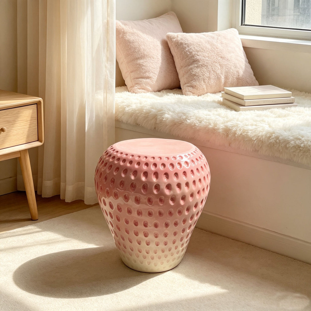 Strawberry Fruit Stool