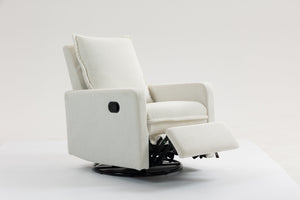 Short Plush Manual Button Armchair Sofa