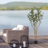 5.2FT Artificial Tree Graceful Evergreen Faux Plant