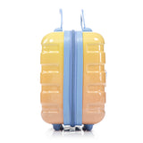 14'/20' 2-Piece PC Spinner Wheel Luggage Set in Gradient Blue and Yellow