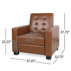 Langseth - Contemporary Tufted Pushback Recliner