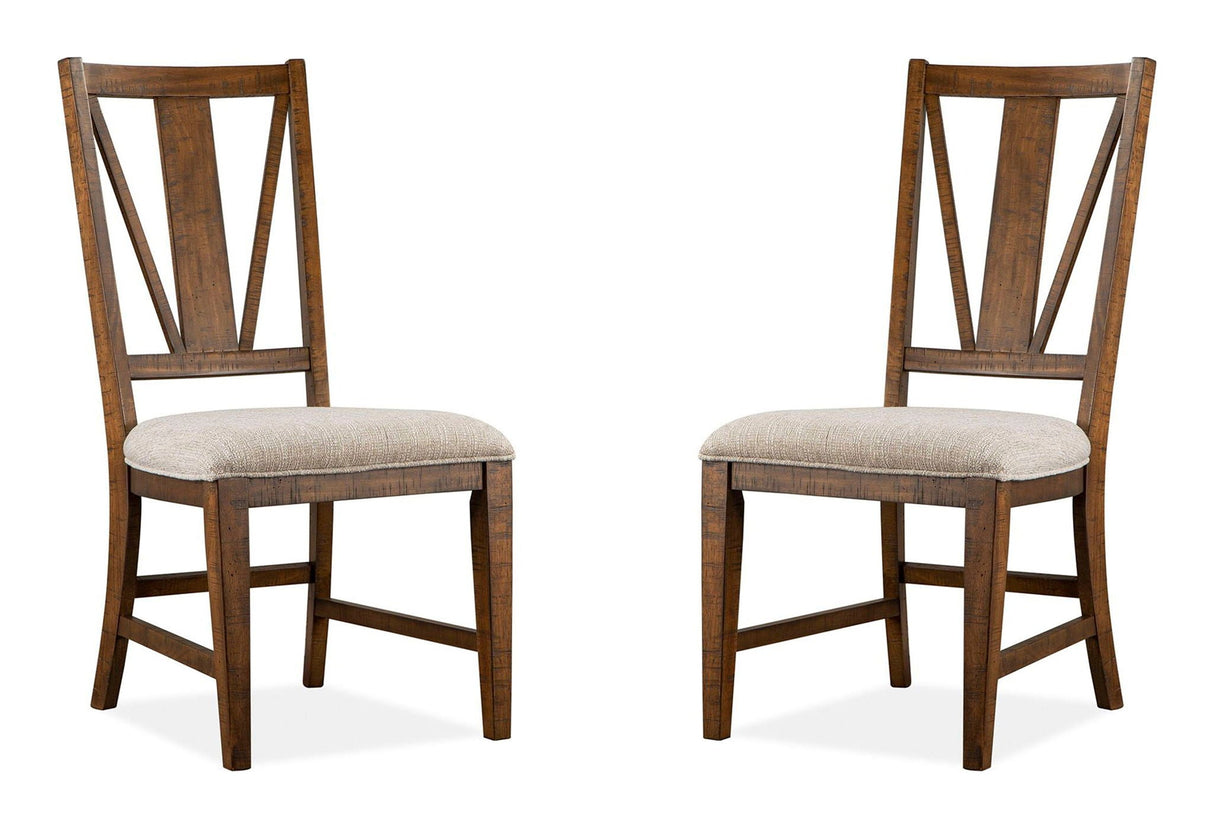 Bay Creek - Dining Side Chair With Upholstered Seat (Set of 2) - Toasted Nutmeg