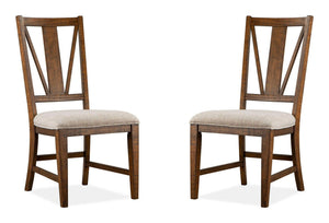 Bay Creek - Dining Side Chair With Upholstered Seat (Set of 2) - Toasted Nutmeg