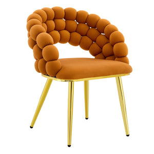 Puffy Bubble, Ball Chain Chairs For Dining Room (Set of 2)