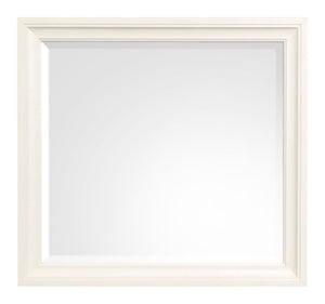 Kingston - Landscape Mirror - Whisper White And Cerused Nutmeg