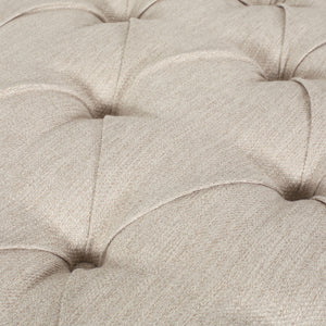 Chaise Lounge With Button Tufted Diamon Stitch