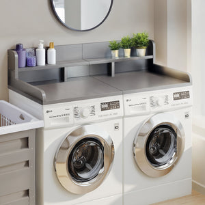 Washer Dryer Countertop with Non-slip Pads, Gray