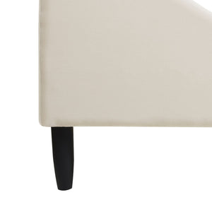 Aspen - Vertical Tufted Modern Headboard Platform Bed Set
