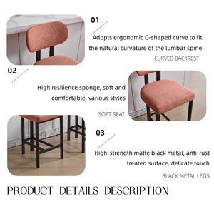 Modern Counter Height Stools (Set of 2)