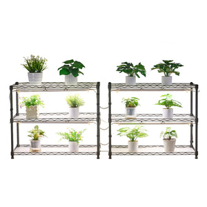 DIY Plant Shelf with Grow Lights