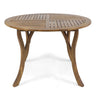 Hermosa - Outdoor Acacia Wood Table Circular Design
