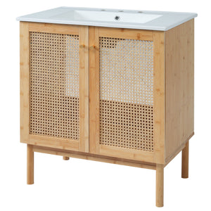 Bathroom Vanity Cabinet With Doors, Soft Close Design
