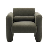 Marlowe Modern Sherpa Upholstered Comfy Reading Accent Chair