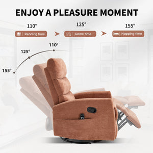 Heat Massage Manual Recliner Chair