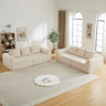 Minimalist 3+3 Seater Corduroy Sofa Set