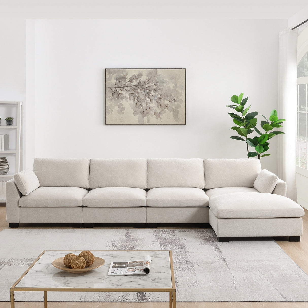 130" Modular Sectional Sofa