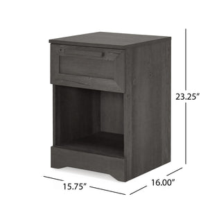 Broxon - Rustic Drawer Nightstand