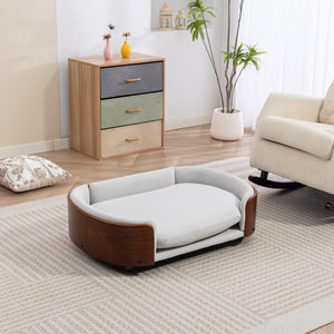 Scandinavian Style Elevated Dog Bed Pet Sofa