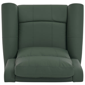 Manual Recliner Chair With 270 Degree Swivel, Massage & Heating, Dual Reclining Positions
