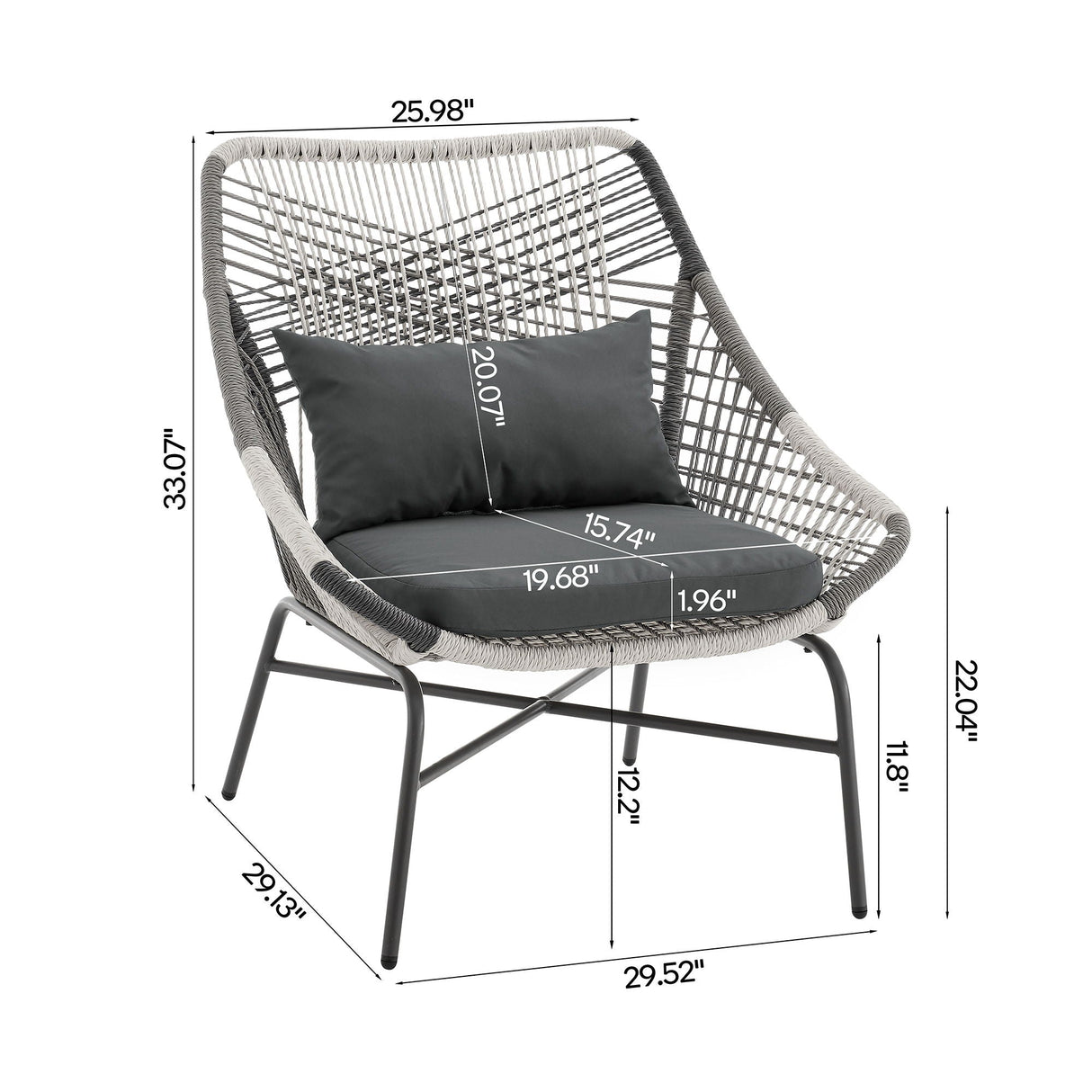Ashland - 5 Piece Outdoor Conversation Set