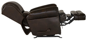 Roberto - Leather Rocker Recliner - Cocoa