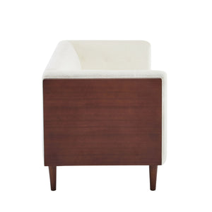 Contemporary 3 Seater Sofa With Tufted Design