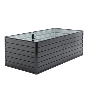 6x3x2 FT Metal Raised Garden Bed for Outdoor Gardening