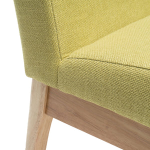 Contemporary Fabric Comfort Dining Chairs (Set of 2)