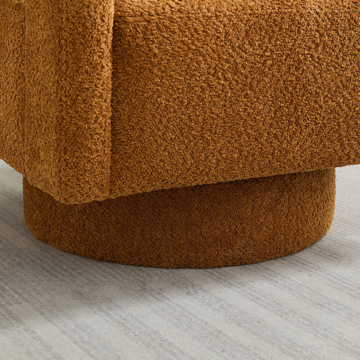 Stonewell Square Swivel Accent Chair with Open Back