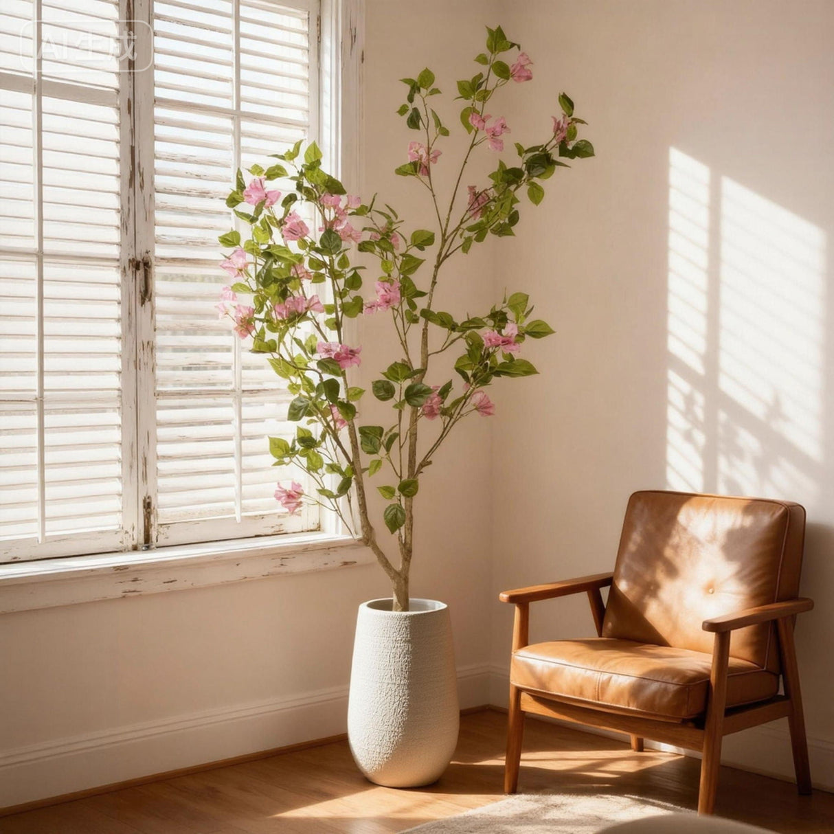 Artificial Bougainvillea Tree - Realistic Faux Plant in Pot